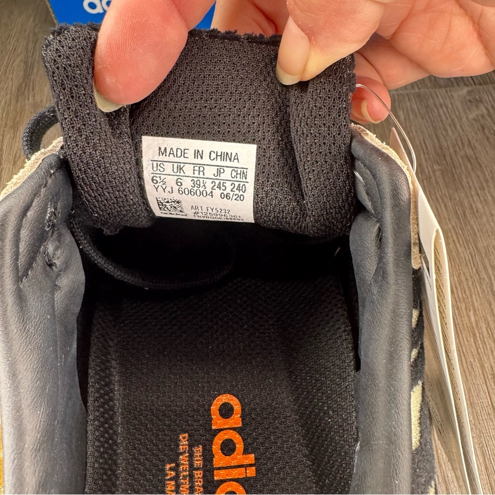 Adidas Superstar Atmos Crazy Animal Black White Orange Sneakers - Picture 6 of 12